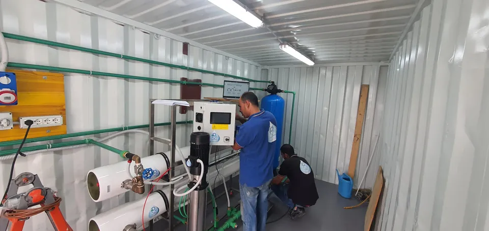Osmosi inversa Industria 4.0 in container · 4.000 l/h